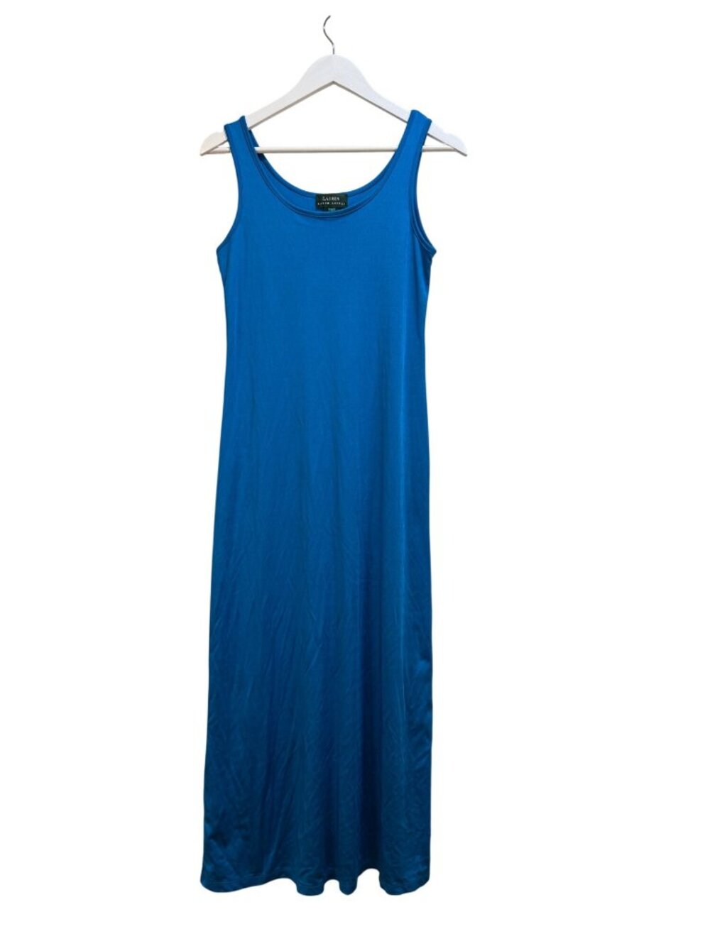 Lauren Ralph Lauren Sleeveless Maxi Dress Vintage Classic Drapey 1990s Y2k